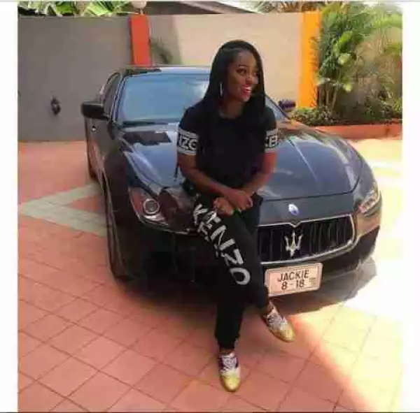 Ghanaian Actress, Jackie Appiah Acquired A Brand New Maserati (Photo)